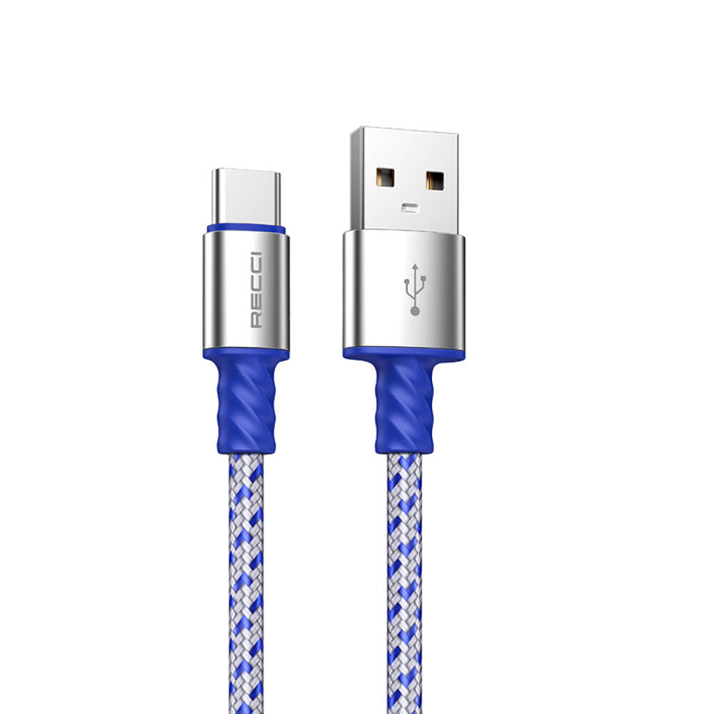 Recci RTC-N33C Instant Serisi USB-A to Type-C 3A Hızlı Şarj Özellikli Şarj ve Data Kablosu 2M Recci RTC-N33C Instant Serisi USB-A to Type-C 3A Hızlı Şarj Özellikli Şarj ve Data Kablosu 2M